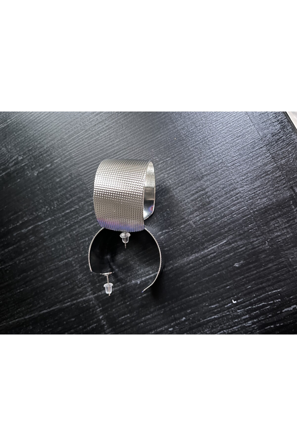 BOLD SILVER MAT RING KÜPE