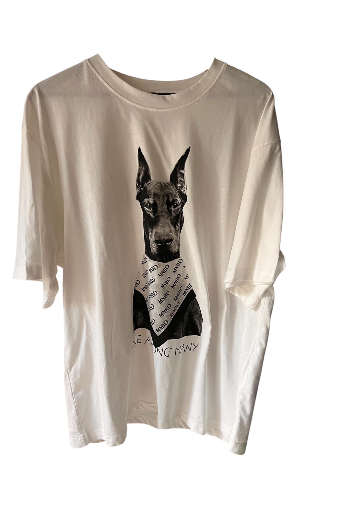 DOBERMAN BASKILI BEYAZ TİŞÖRT
