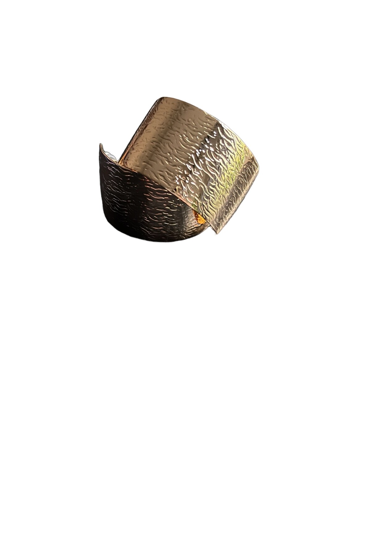 GOLD BOLD DOKULU RING KÜPE