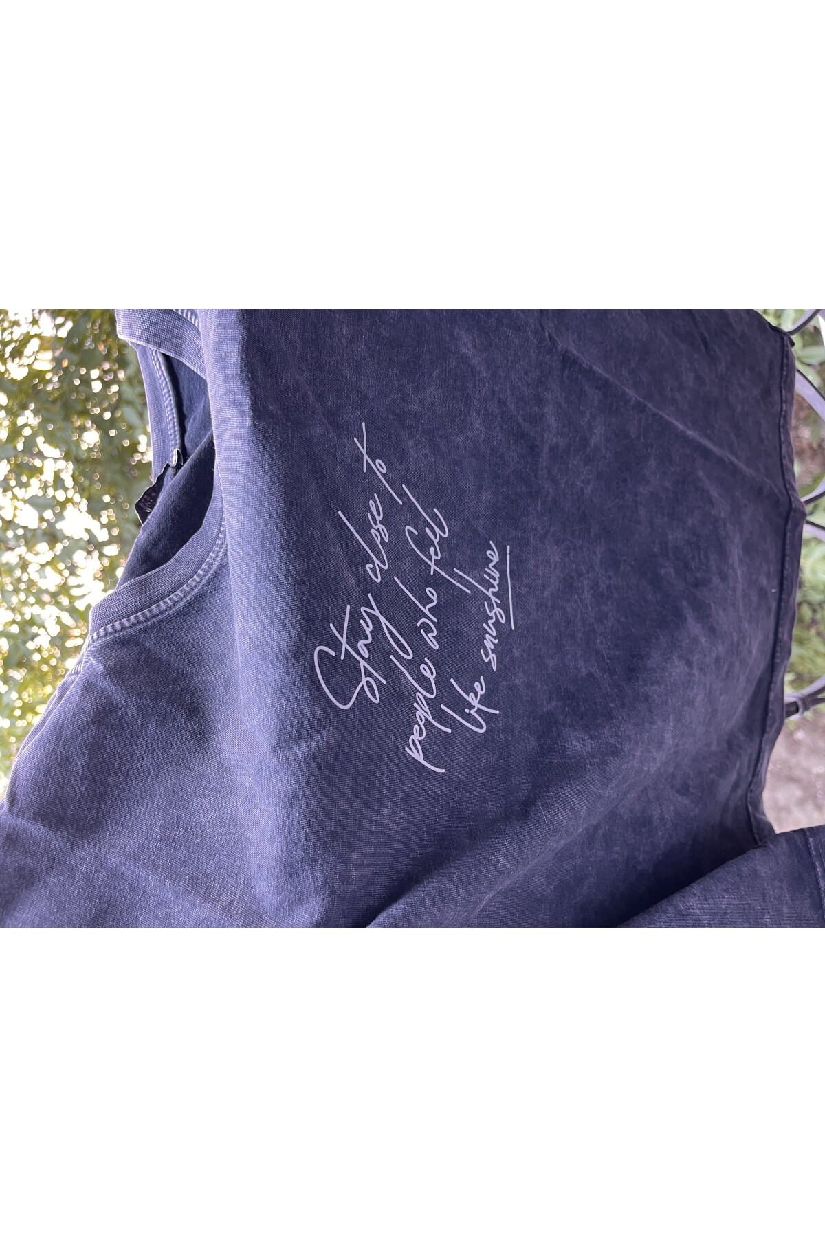 GRİ YIKAMALI TİŞÖRT