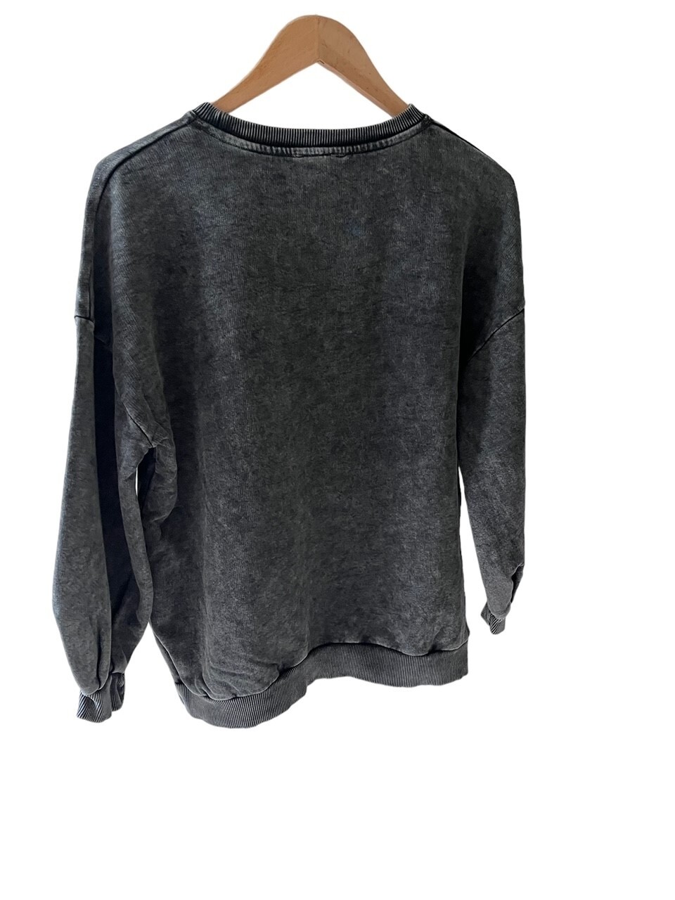 Mickey taşlama yıkamalı sweatshirt