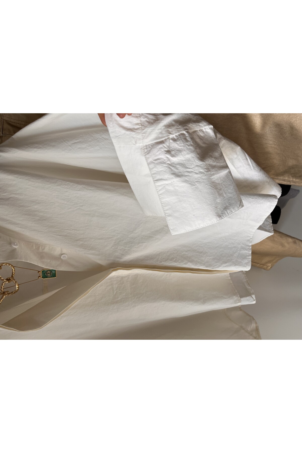 OVERSIZE CHIC POPLİN GÖMLEK l Premium