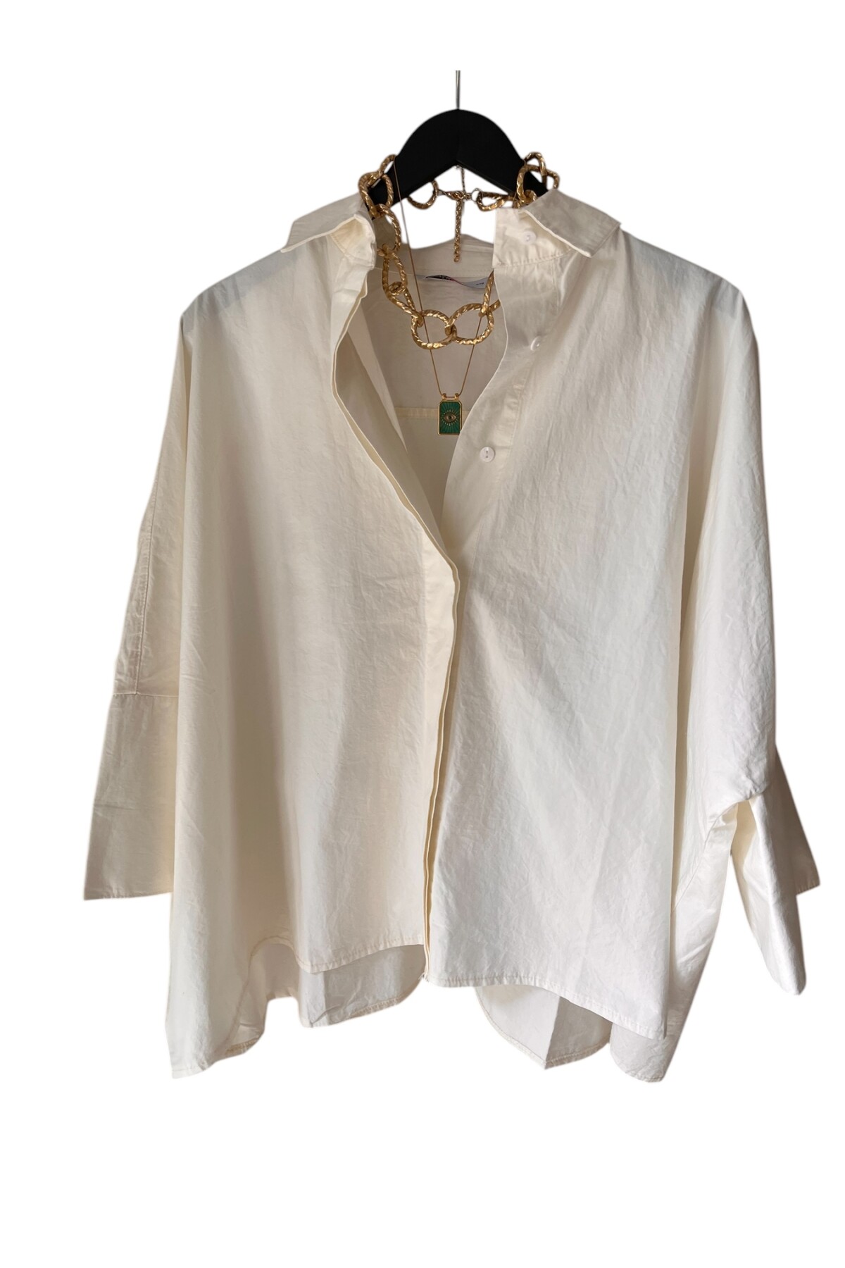 OVERSIZE CHIC POPLİN GÖMLEK l Premium