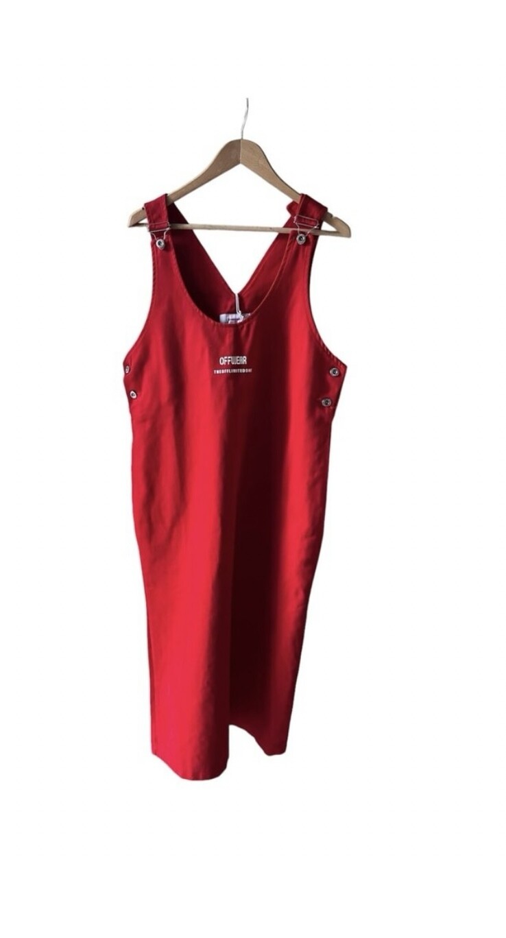 RED DENIM SALOPET I Premium