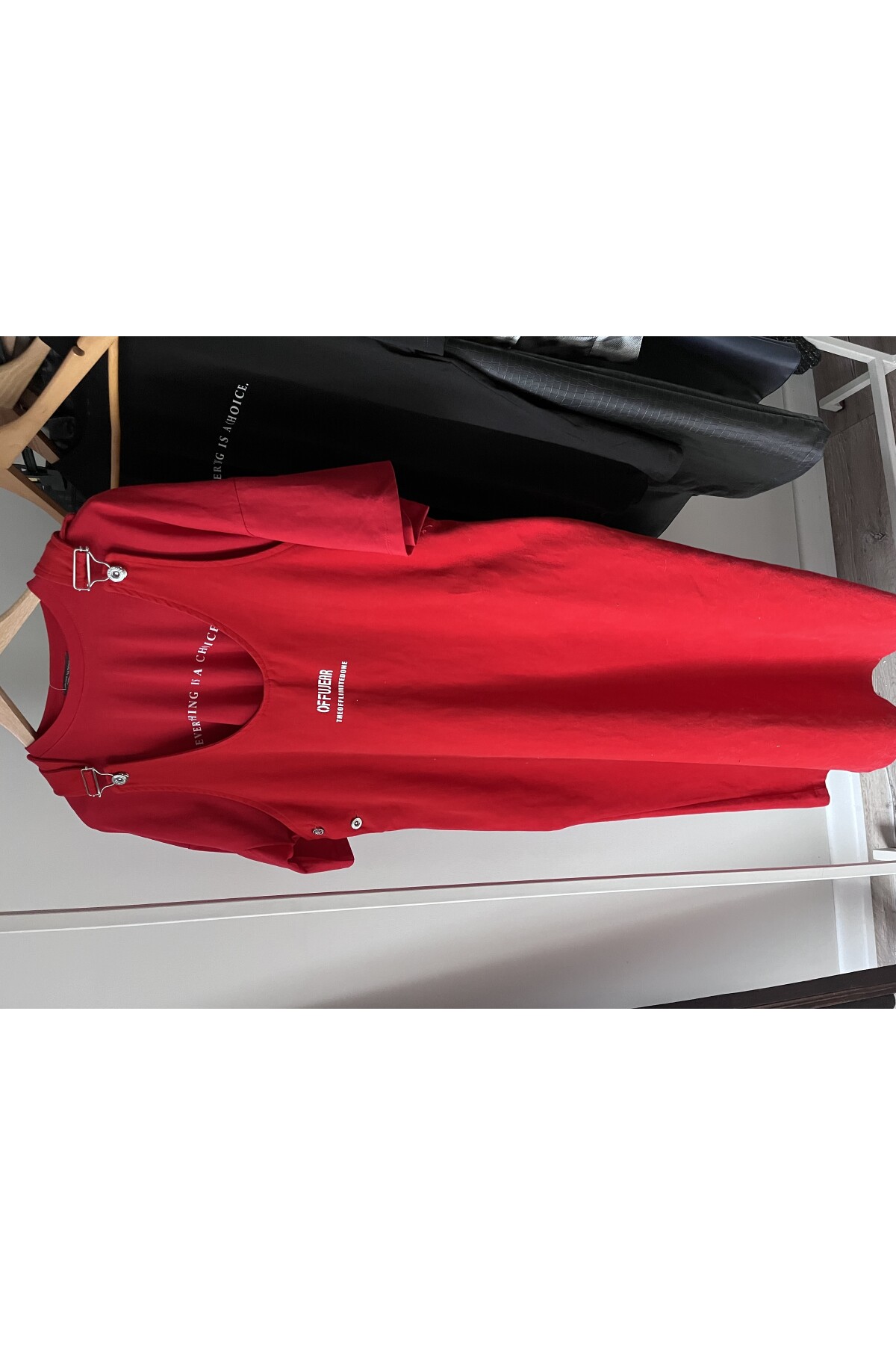 RED DENIM SALOPET I Premium