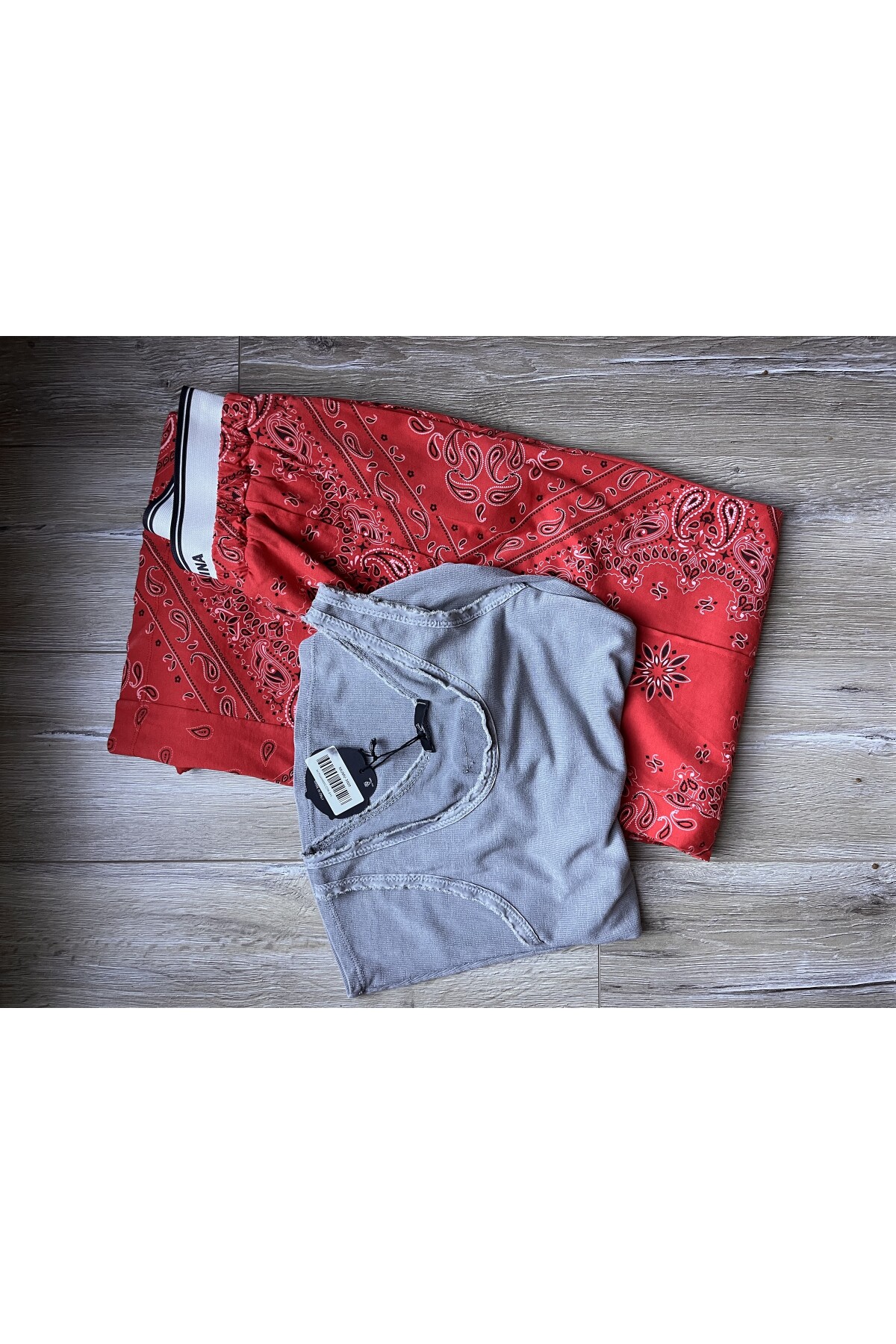 ŞAL DESEN KIRMIZI PANTOLON l Limited Edition