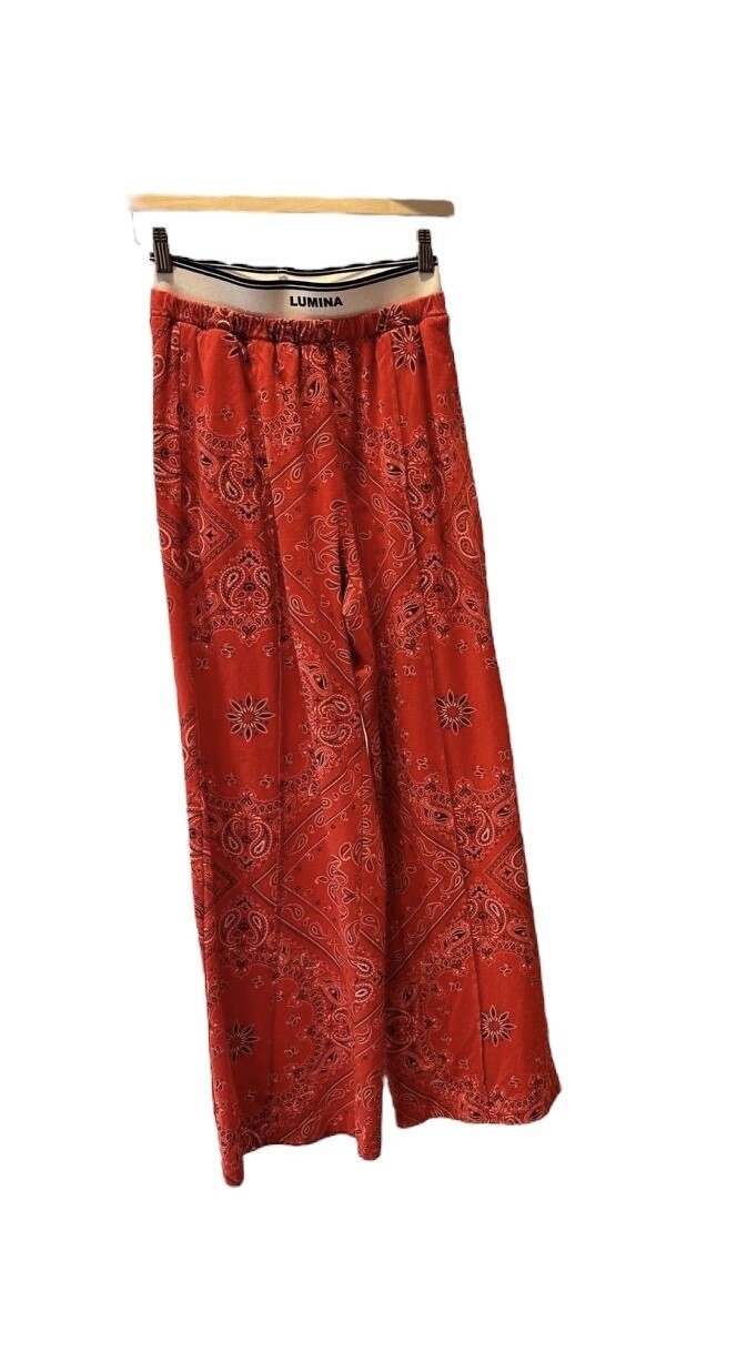 ŞAL DESEN NARÇİÇEĞİ PANTOLON l Limited Edition