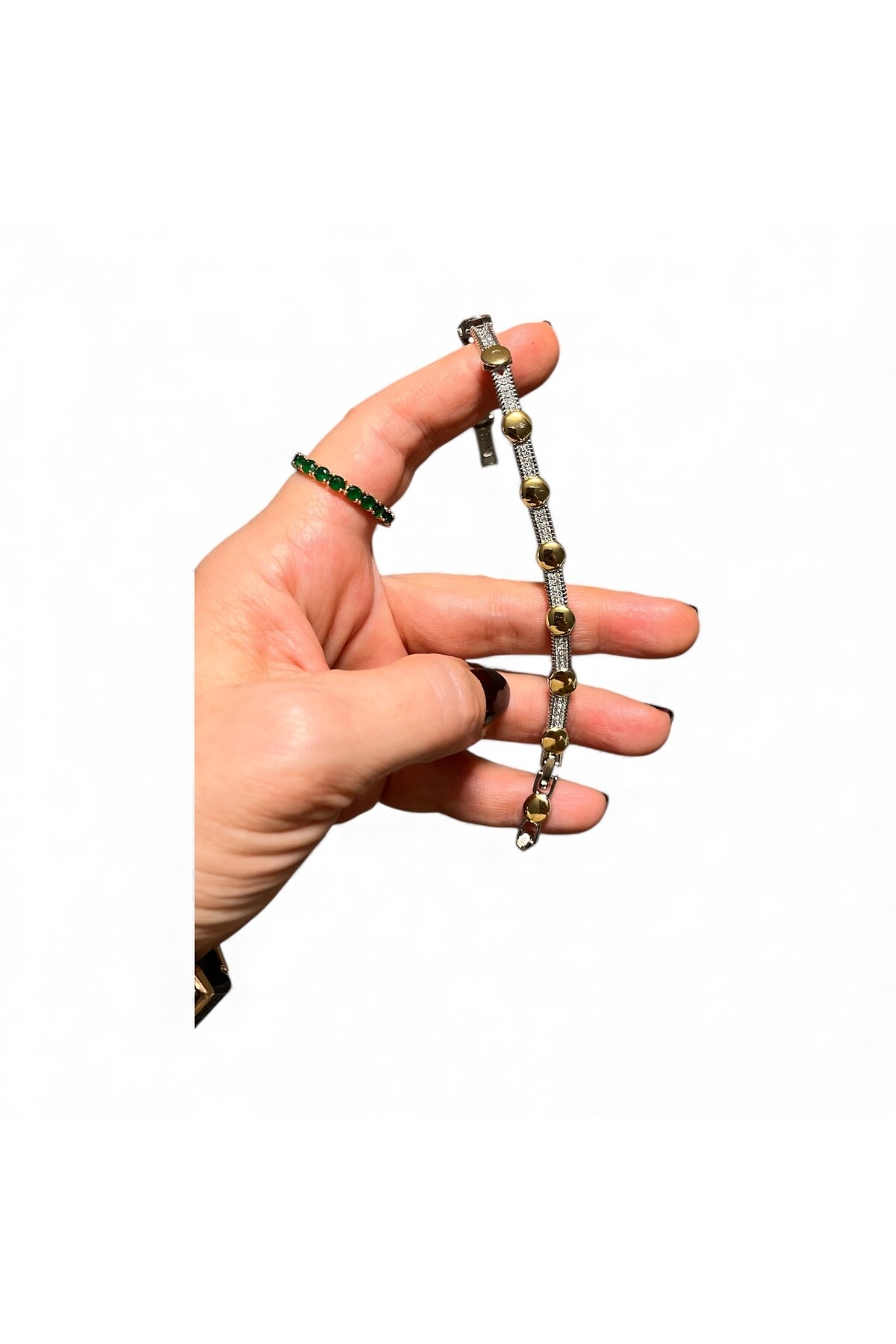 TAŞLI ÇELİK BİLEZİK I Premium