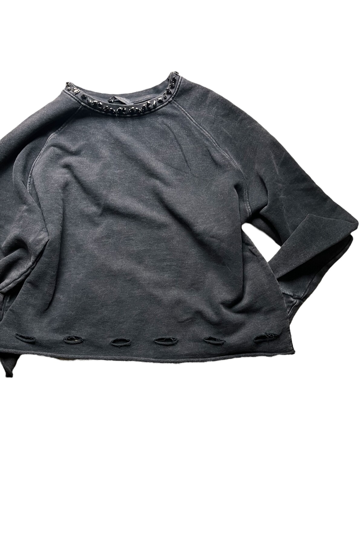 TAŞLI DISTRESSED SWEATSHIRT I LIMITED EDITION
