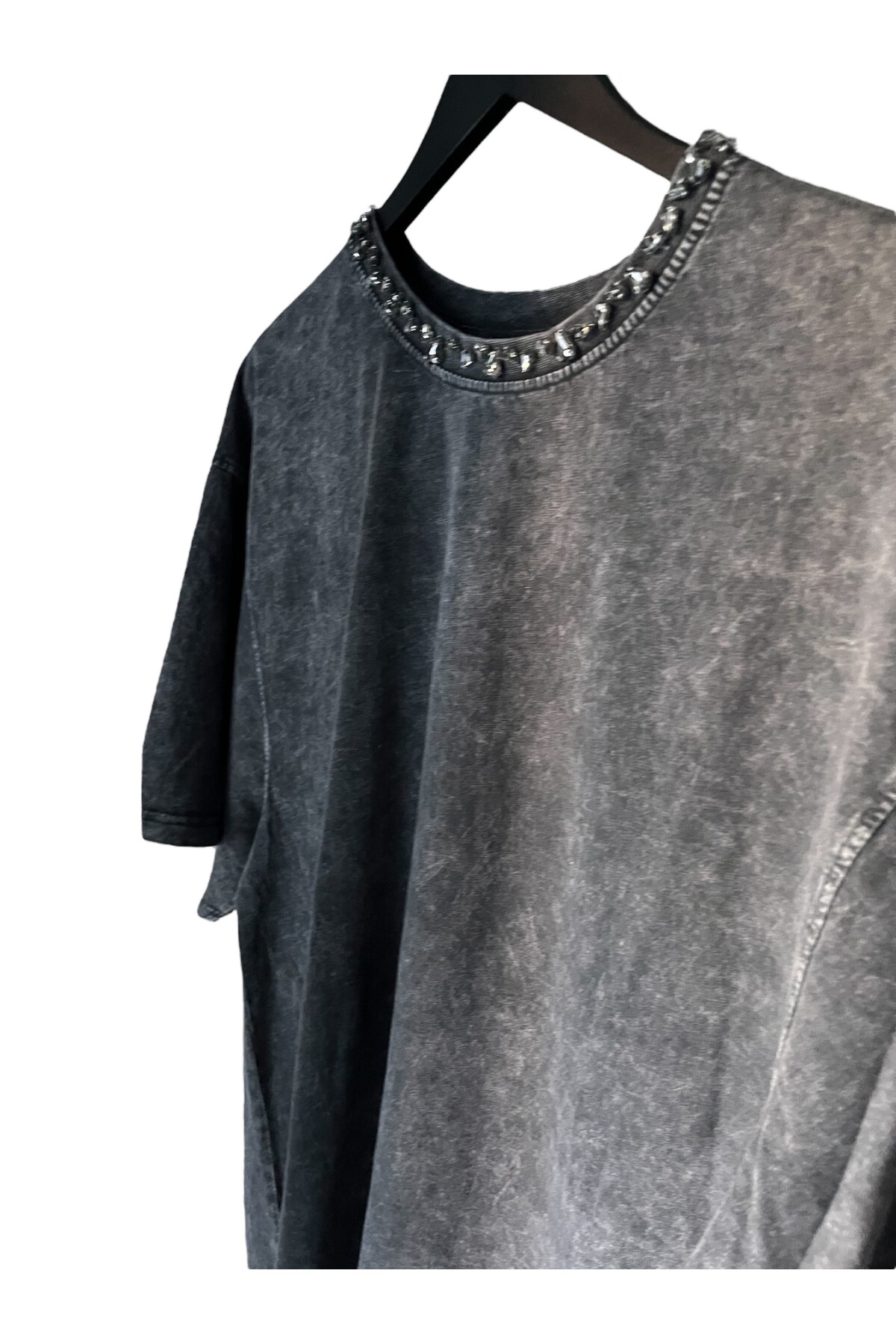 TAŞLI YIKAMALI OVERSIZE TİŞÖRT I Premium