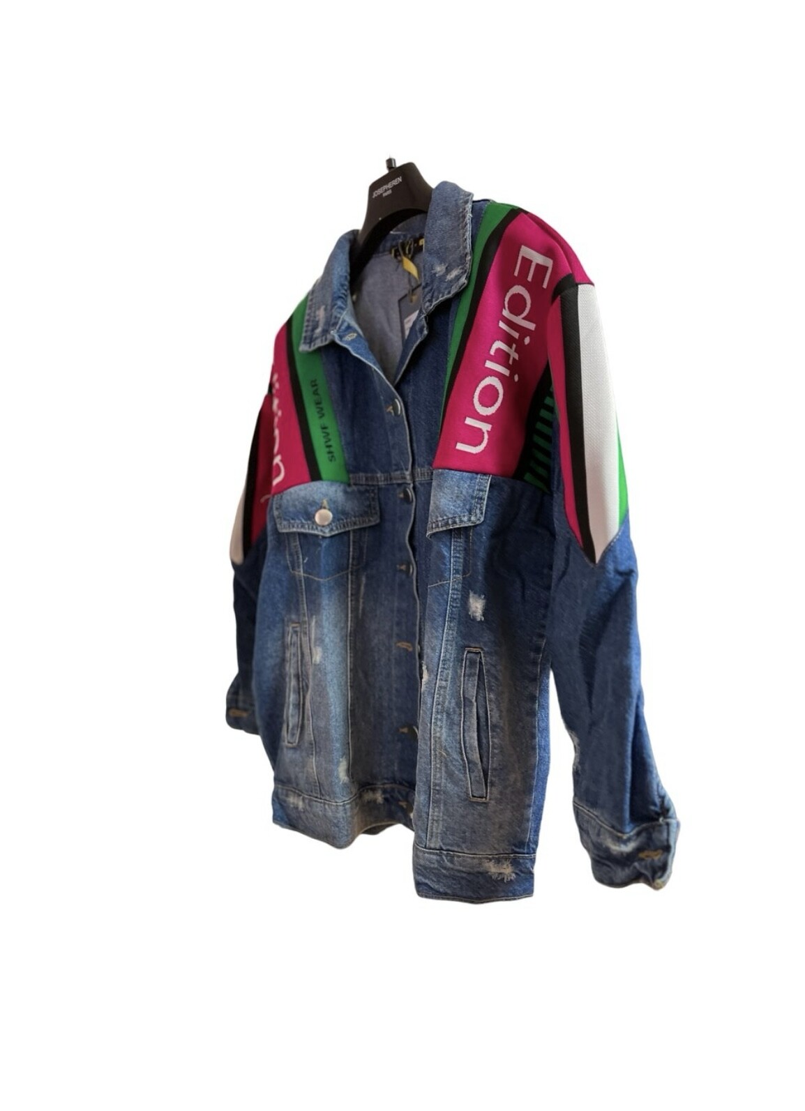 Triko mix denim ceket l Limited edition