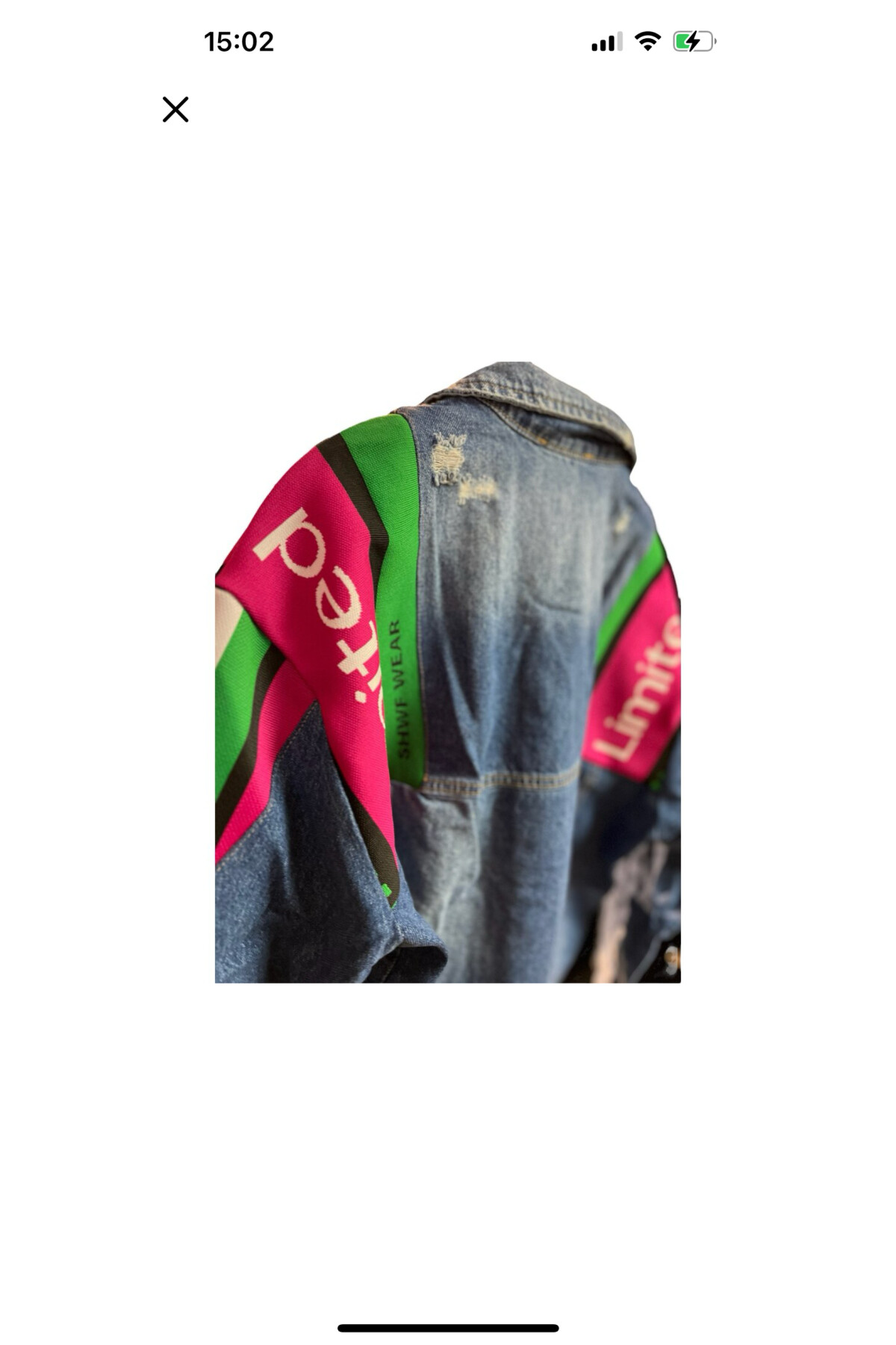 Triko mix denim ceket l Limited edition