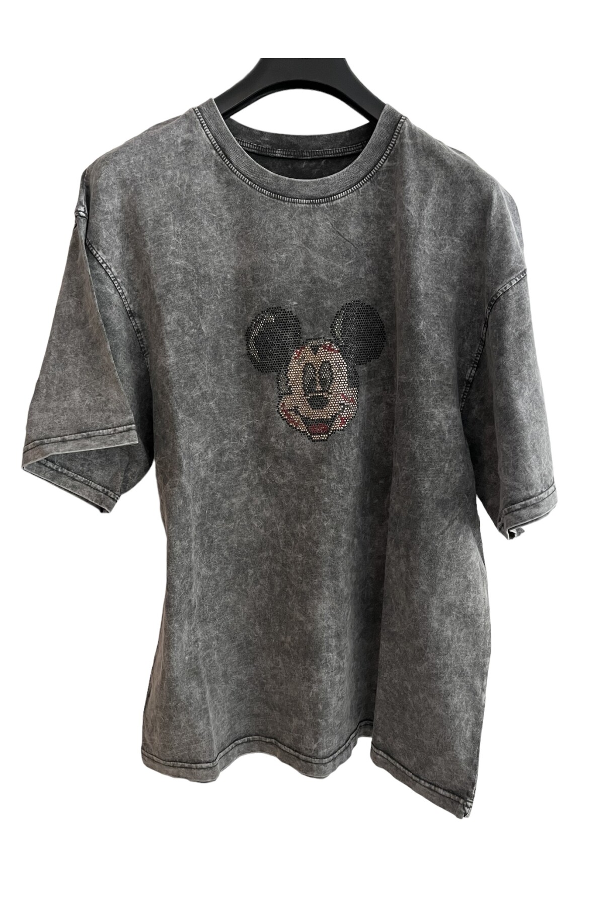 YIKAMALI OVERSIZE GLAM MICKEY TİŞÖRT