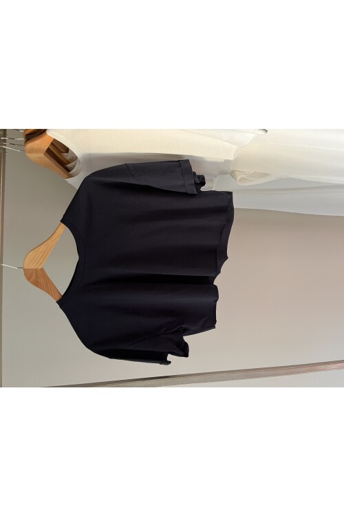 LACİ CROP DUBLE KOL TİŞÖRT