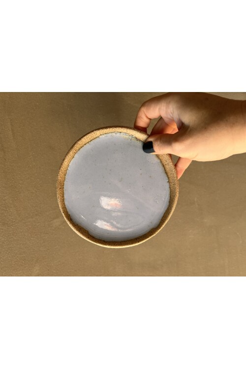 LİLY STONEWARE MİNİ TATLI TABAK l El yapımı