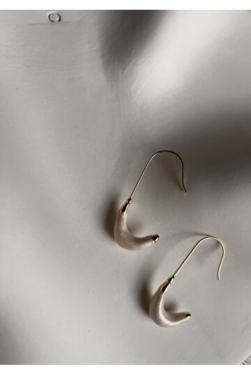 CREAM MİNELİ GEÇME KÜPE