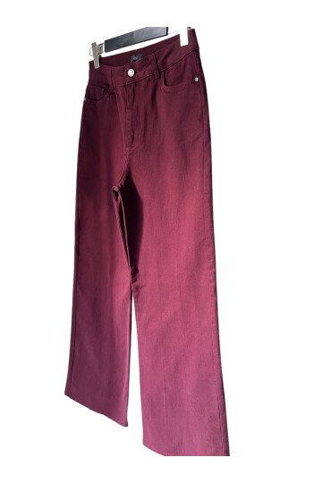WIDE LEG SHADE OF RED I Premium