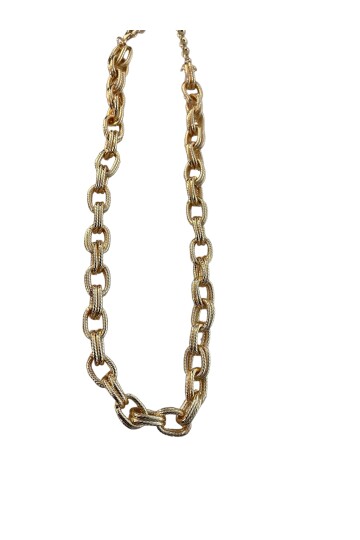 GOLD GEÇMELİ ZİNCİR KOLYE