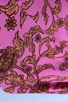 PINK FLORAL SIRT DEKOLTE ELBİSE