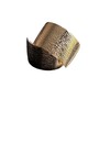 GOLD BOLD DOKULU RING KÜPE