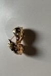 GOLD ÜSTÜ İNCİ DETAYLI DAMLA KÜPE