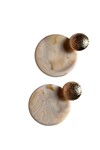 KEMİK GOLD DETAYLI KÜPE