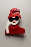 LADY IN RED BROŞ