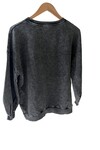 Mickey taşlama yıkamalı sweatshirt