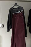 WIDE LEG SHADE OF RED I Premium